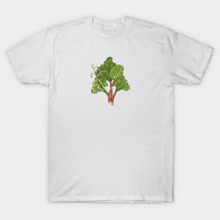 Rhubarb Plant  Botanical T-Shirt